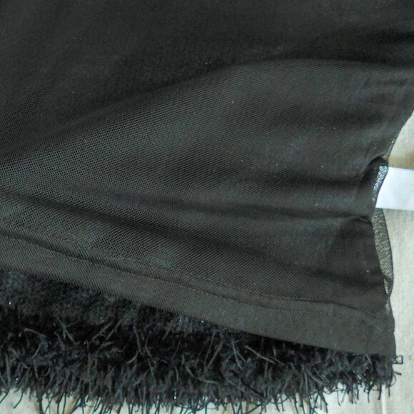 NWT Zara Girls 10 Feathery Fringed T-Shirt Top - Picture 9 of 15